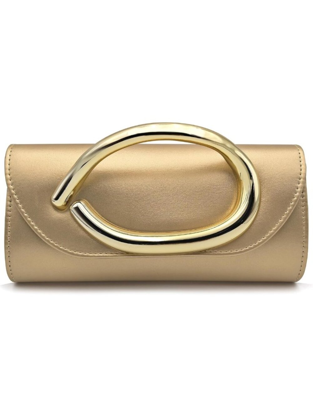 Chic Minimalist Evening Clutch Purse with Removable Chain Strap - Stylish